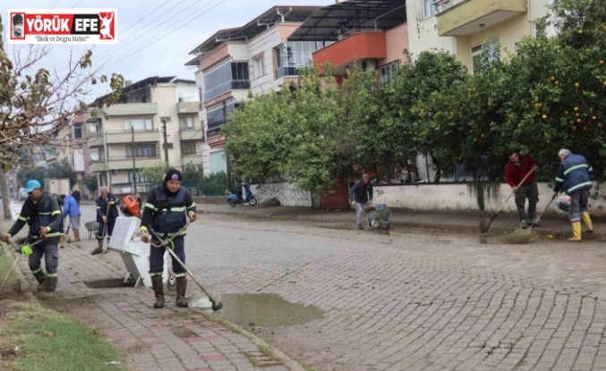 Nazilli’de kış temizlik çalışmaları devam ediyor