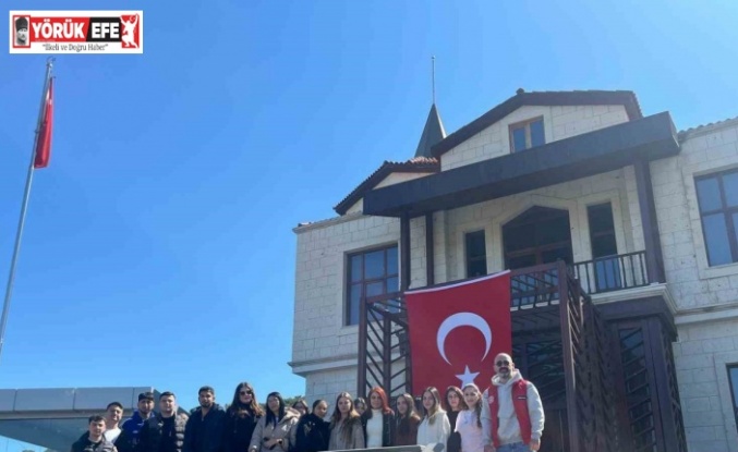 Üniversite öğrencileri tarihe yolculuk yaptı