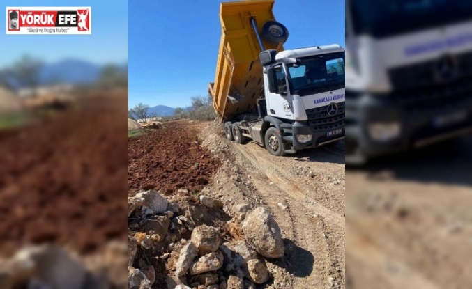 Yaykın Mahallesi’nde yol çalışmaları devam ediyor