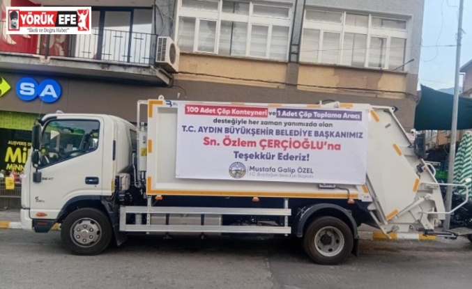 Aydın Büyükşehir Belediyesi’nden Bozdoğan’a araç desteği