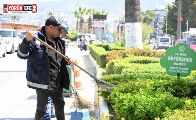 Aydın Büyükşehir Belediyesi’ne Kuşadası’na bahar dokunuşu