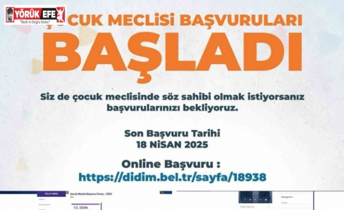 Didim Belediyesi’nin örnek projesi için başvurular başladı