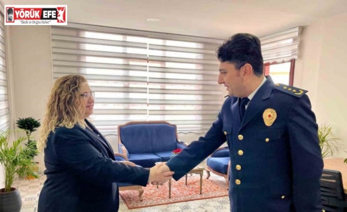 Germencik Kaymakamı Doğru, İlçe Emniyet Müdürü Haykırer ve teşkilat mensuplarını ağırladı