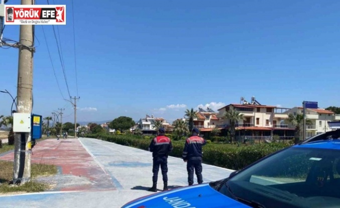 Jandarmadan bisiklet yolu denetimi