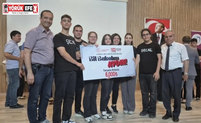 Söke Cumhuriyet Anadolu Lisesi, "Bil Bakalım Aydın" yarışmasında il birincisi oldu