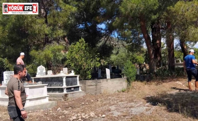 Bozdoğan Belediyesi’nden mezarlıklara bakım