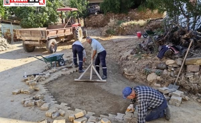 Karacasu’da yol çalışmaları devam ediyor