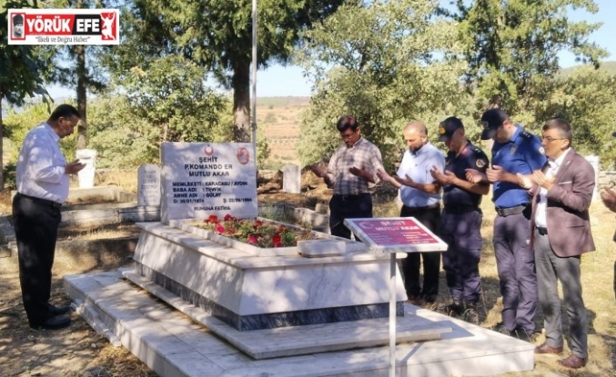 Karacasulu şehit Akar mezarı başında anıldı