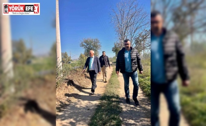 Başkan Yıldırımkaya, ova yollarında incelemelerde bulundu