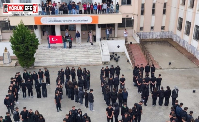 Köşk’te öğrenciler Gazze’yi unutmadı
