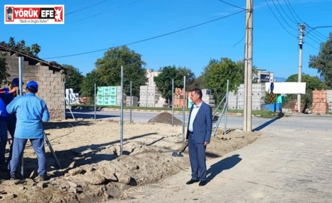 Yenipazar’da belediye ekiplerinden yoğun mesai