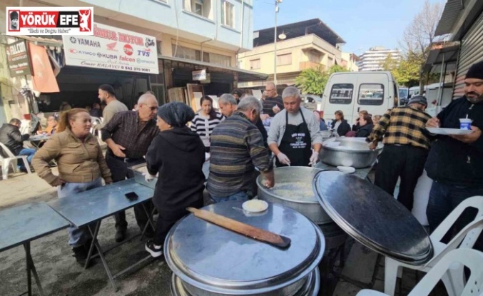 Nazilli’de sanayi esnafı imece usulü hayır yaptı