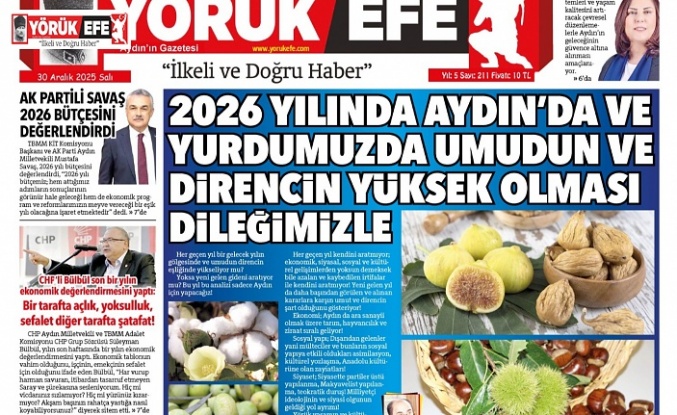 2026 Yılında Aydın’da ve Yurdumuzda Umudun Ve Direncin Yüksek Olması Dileğimizle
