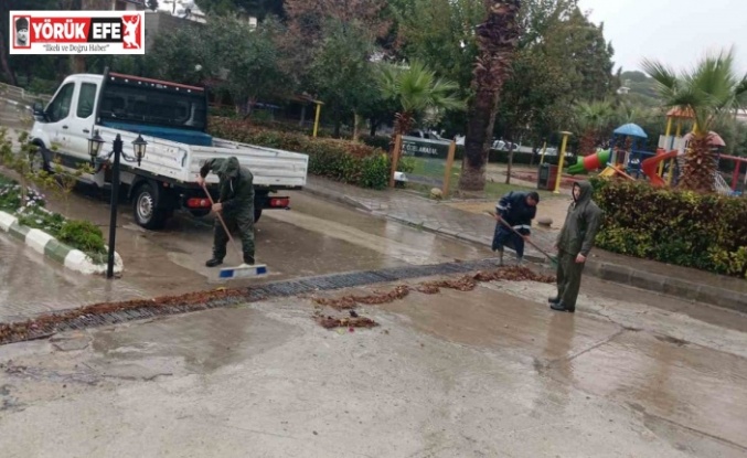 Aydın Büyükşehir’den sağanak mesaisi