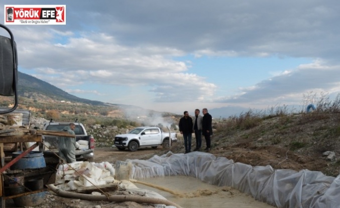Başkan Erol, sondaj çalışmalarını inceledi