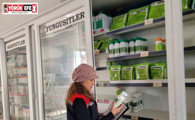 Buharkent’te bitki koruma ve gübre bayilerine denetim