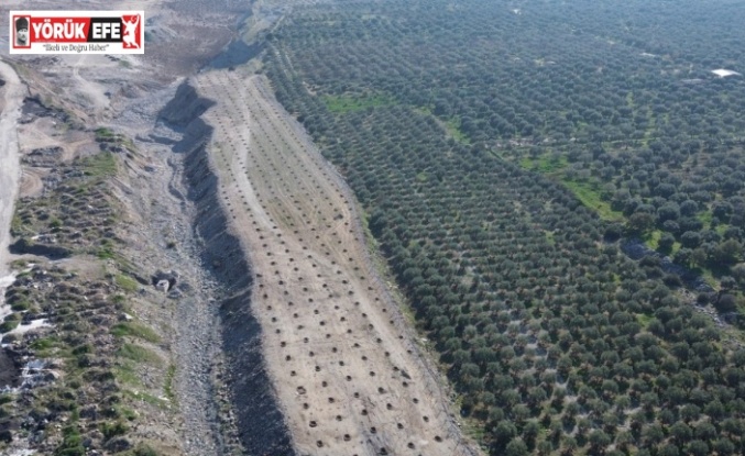Buharkent’te İlek Bahçesi Projesi’nde altyapı çalışmaları sürüyor