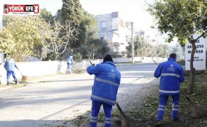Çine’de sahaya inen ekipler temizlik ve bakım çalışması yaptı
