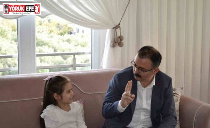 Kaymakam Ateş, öğrencilerin misafiri oldu