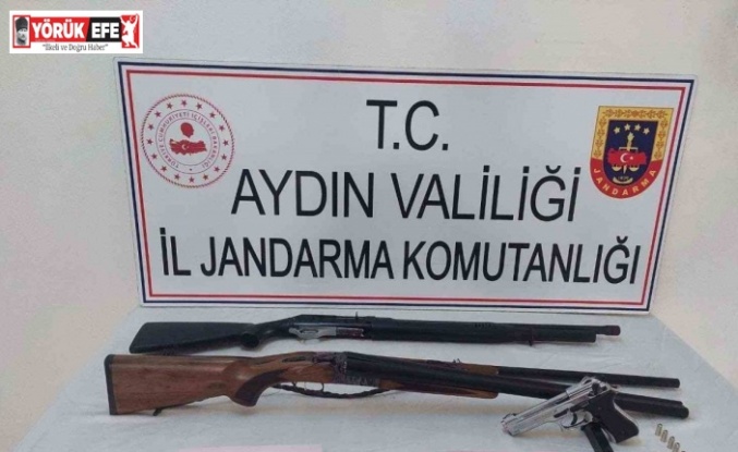 Sultanhisar’da silah operasyonu