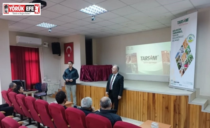 Aydınlı üreticiler, TARSİM hakkında bilgilendirildi