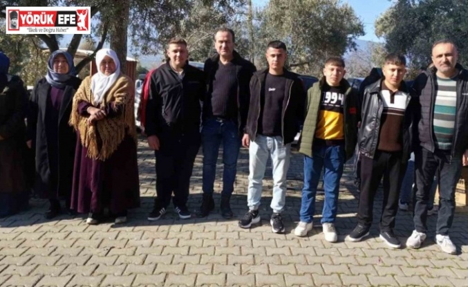 Bozdoğan’da askerler Kur’an-ı Kerim ve Türk Bayrağı ile uğurlandı