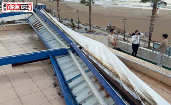 Didim’de fırtına etkili oldu