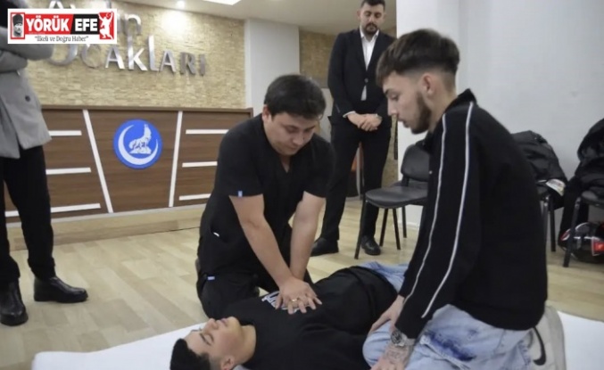 Gençler acil ve ilk yardım konusunda bilinçlendirildi