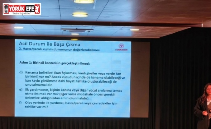 Germencik Belediyesi personeline ilk yardım eğitimi