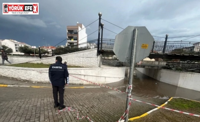Germencik Belediyesi’nden sağanak yağışa karşı önlem