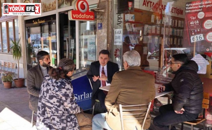 Kaymakam Gündoğdu çarşı esnafıyla buluştu