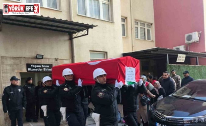 Şehit polis memuru Aydın’dan memleketine uğurlandı