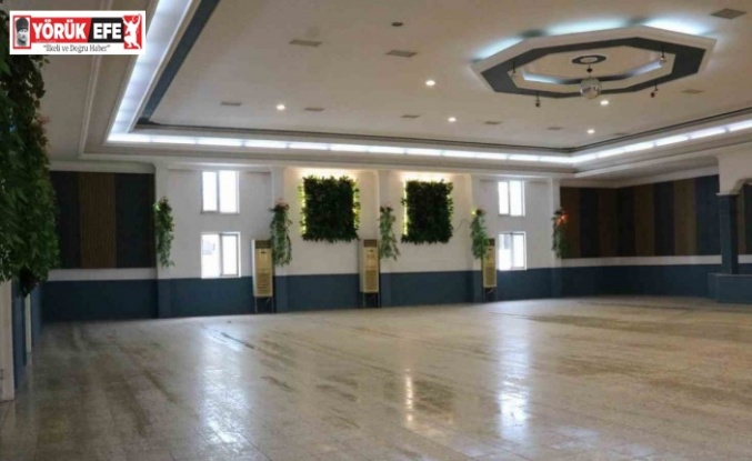 Yenipazar’da kışlık düğün salonu yenilendi
