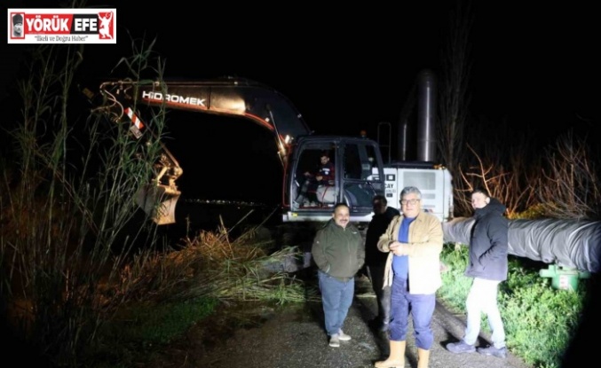 Aydın’da Emirdoğan Çayı taştı