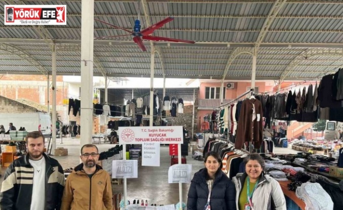 Kuyucak’ta sigarayı bırakmaya yönelik saha çalışması