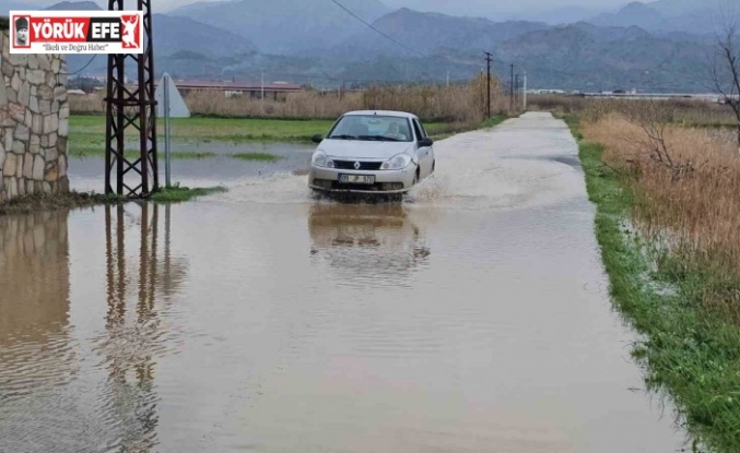 Sultanhisar’da kurutma kanalı taştı, tarım arazileri göle döndü