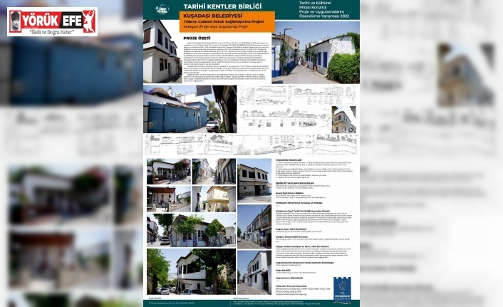 Kuşadası Belediyesi’nin Kent Kimliği Projesi ödül aldı