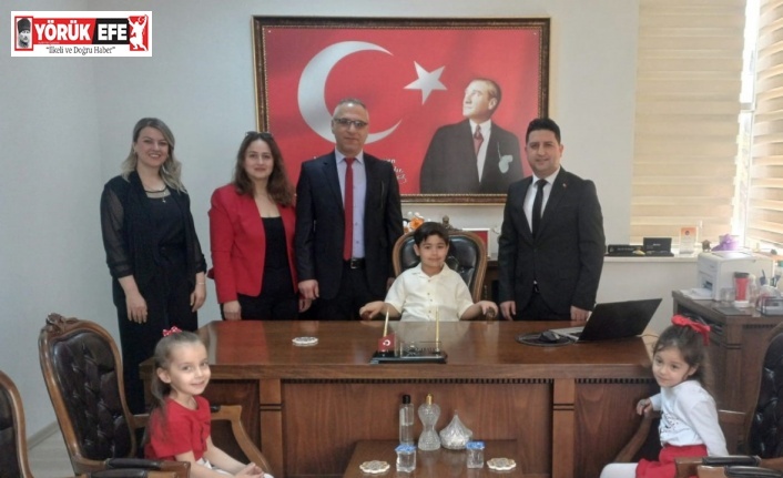 Köşk’te makamlar çocuklara emanet edildi