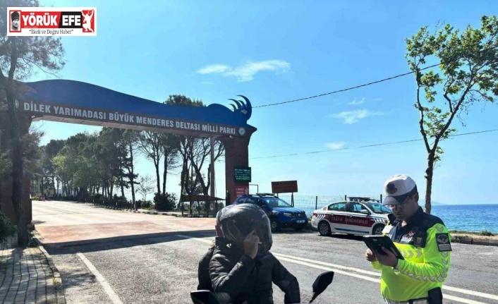 Kuşadası’nda motosiklet sürücüleri bilgilendirildi