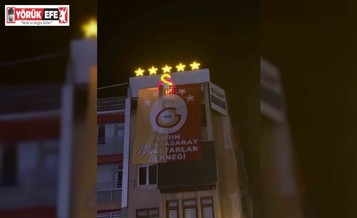 Galatasaraylılar, Aydın’da beşinci yıldızı yaktı
