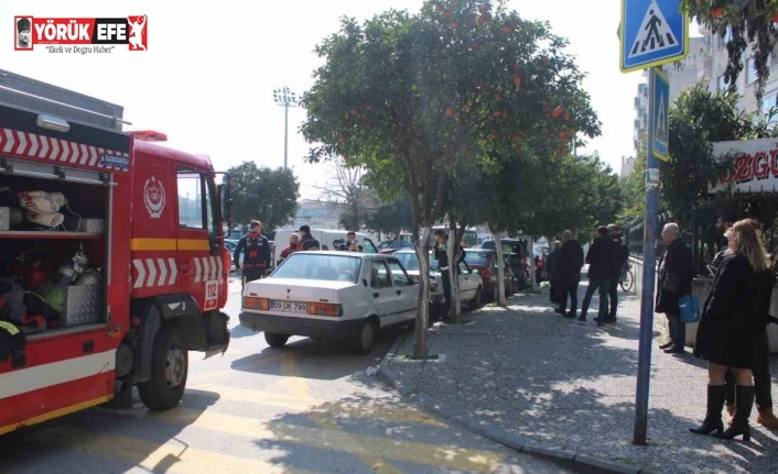 "Araçtan duman çıkıyor" ihbarı ekipleri harekete geçirdi