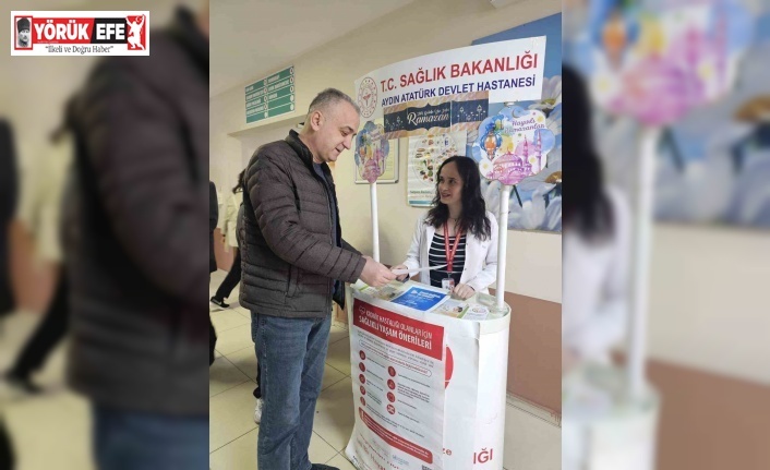 Aydın Devlet Hastanesi’nden Ramazan’da sağlık hamlesi