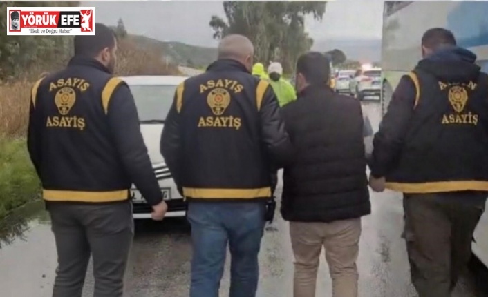 Aydın’a gelmek istedi otobüste yakalandı