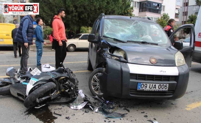 Aydın’da korkutan kaza: 1 ağır yaralı