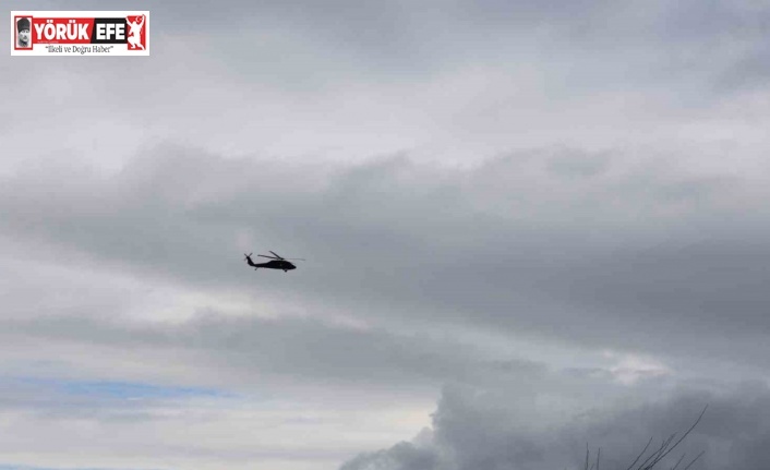 Aydın’da sel mağduru vatandaş helikopterle kurtarıldı