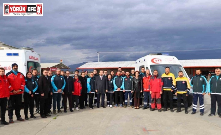 Aydın’da UMKE personeline ambulans sürüş güvenliği eğitimi