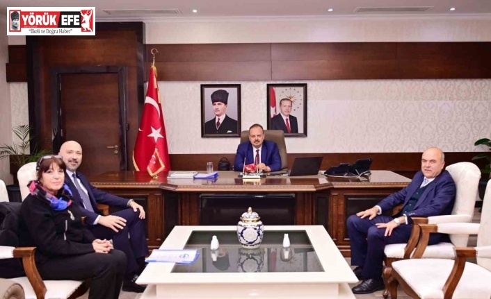 Başkan Arıkan tarihi yapılar için Vali Canbolat ile görüştü