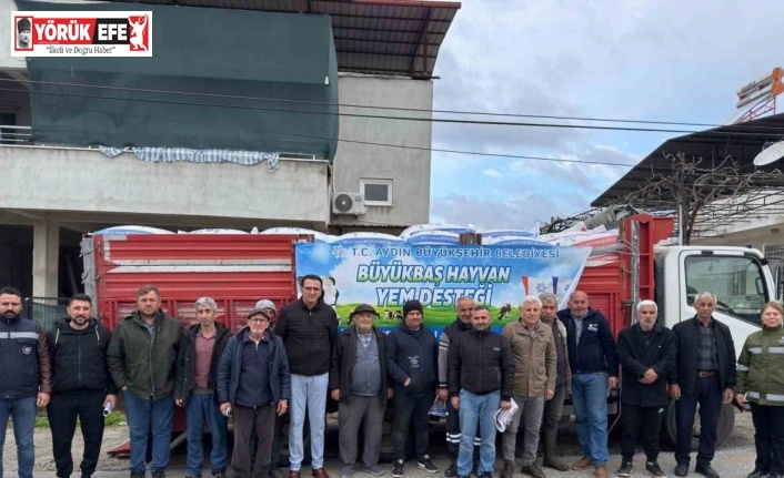 Başkan Çerçioğlu’nun küçük üreticilere yem destekleri devam ediyor