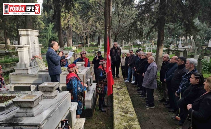 Demirci Mehmet Efe Nazilli’deki mezarı başında anıldı