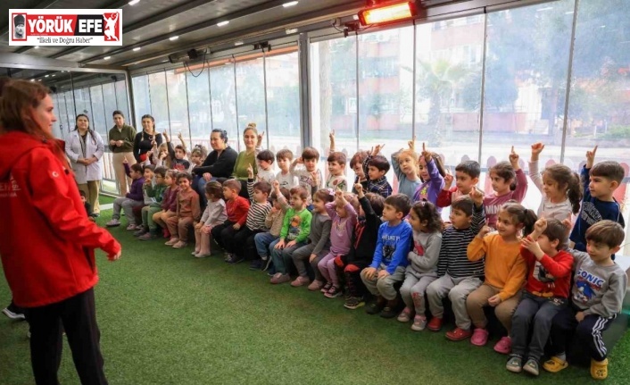 Efeler Belediyesi’nden miniklere afet bilinci eğitimi